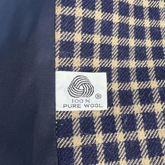 Vintage Jacqueline Blazer 100% Worsted Wool Career Business Workwear Sz‎ 14 - Picture 8 of 8